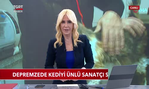 Depremzede Kediyi Haluk Levent Sahiplendi 