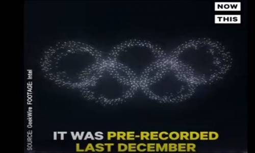 2018 PyeongChang Olimpiyatları Açılışından Muhteşem Drone Görüntüleri