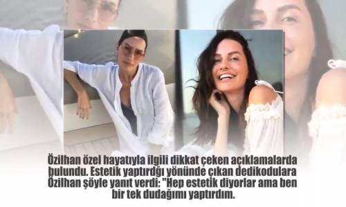 Yasemin Özilhan'dan Çok Özel Açıklamalar! Yüzünde Estetik Var Mı