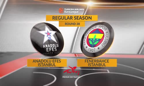 Anadolu Efes 80-77 Fenerbahçe (Maç Özeti - 23 Mart 2017)