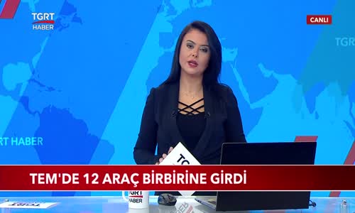 TEM'de Zincirleme Trafik Kazası- 12 Araç Birbirine Girdi 