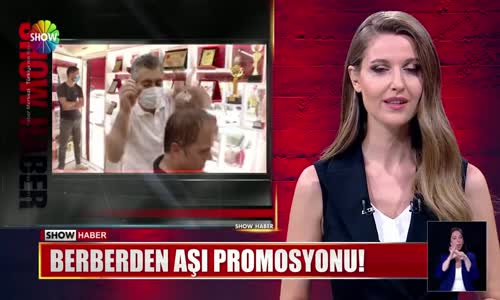 Berberden aşı promosyonu!