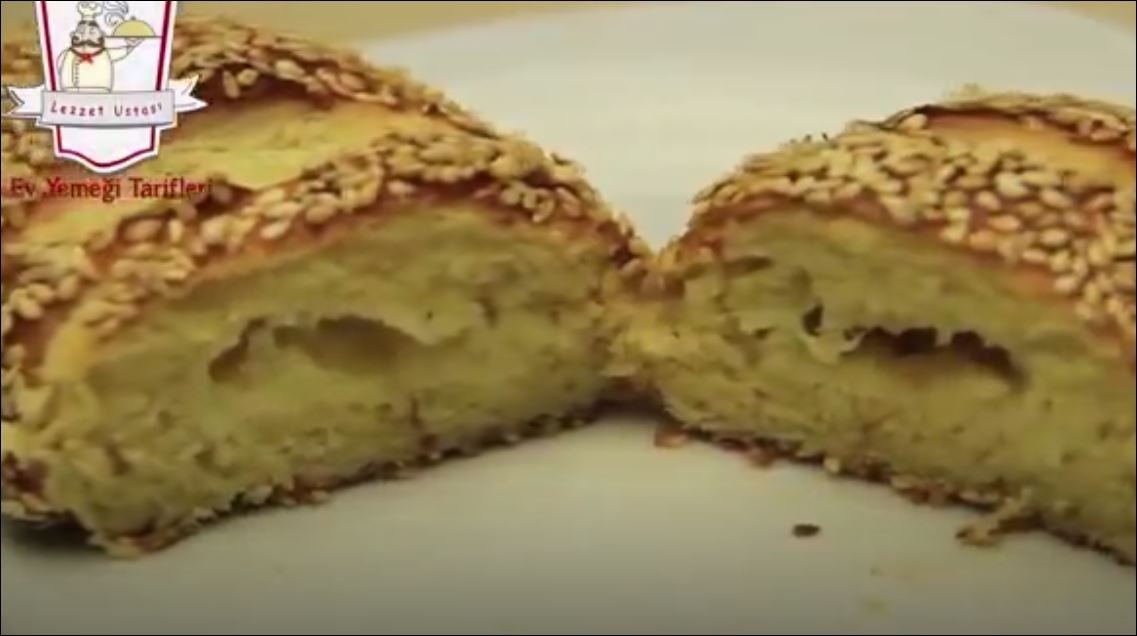 Kaşar Peynirli Simit Poğaça Tarifi  Mayalı Susamlı Poğaça 