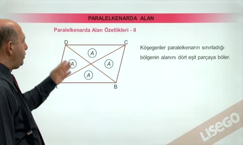 EBA GEOMETRİ LİSE  PARALELKENAR-PARALELKENARDA ALAN ÖZELLİKLERİ 2