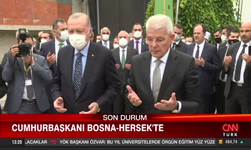 Cumhurbaşkanı Recep Tayyip Erdoğan Bosna Hersek'e geldi