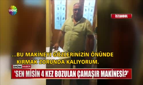 Aldığı Çamaşır Makinesi 4 Kez Bozulan Adamın İsyanı