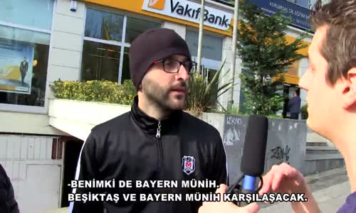 Beşiktaş'ta Dayak Yiyen Bayern Münih Taraftarı