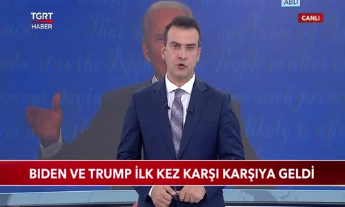 Biden ve Trump İlk Kez Karşı Karşıya Geldi 