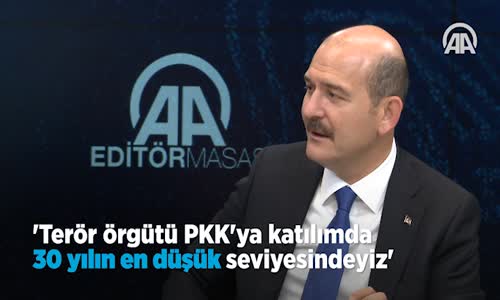 İçişleri Bakanı  Terör Örgütü Pkk'ya Katılımda 30 Yılın En Düşük Seviyesindeyiz 