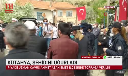 KÜTAHYA, ŞEHİDİNİ UĞURLADI