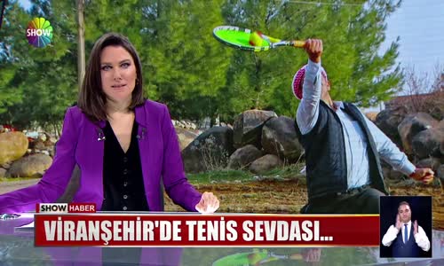 Viranşehir'de tenis sevdası... 