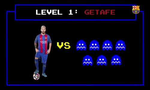 Lionel Messi'ye Pac Man Uyarlaması