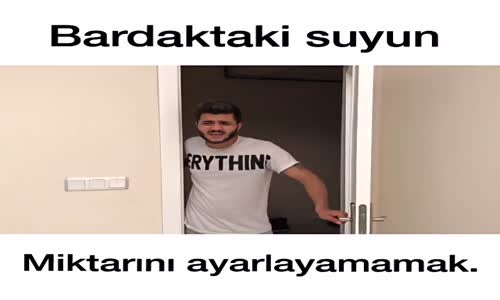 Bardaktaki Suyun Miktarını Ayarlayamamak