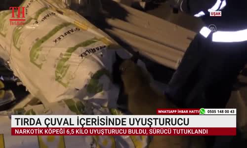 TIRDA ÇUVAL İÇERİSİNDE UYUŞTURUCU