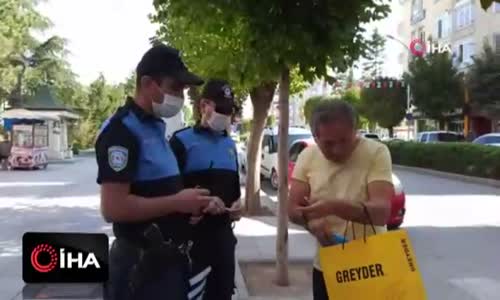 Maske takmadığı için ceza yedi, polislere “İyi maaşınız çıktı” dedi 