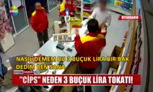 3.5 Liraya Cips mi Olur Deyip Kasiyere Saldıran Adam