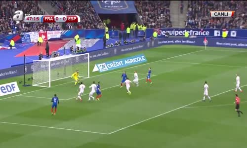 Video Hakem Teknolojisi İle Gol Geri Alındı! (Fransa - İspanya)