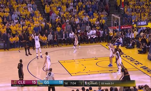 LeBron James'ten Golden State'e Karşı 41 Sayı 13 Ribaund 8 Asist 