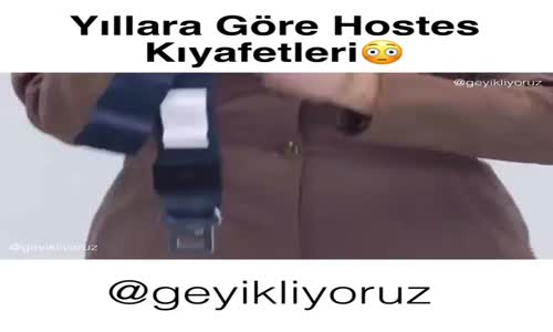 Yıllara Göre Hostes Kıyafetleri