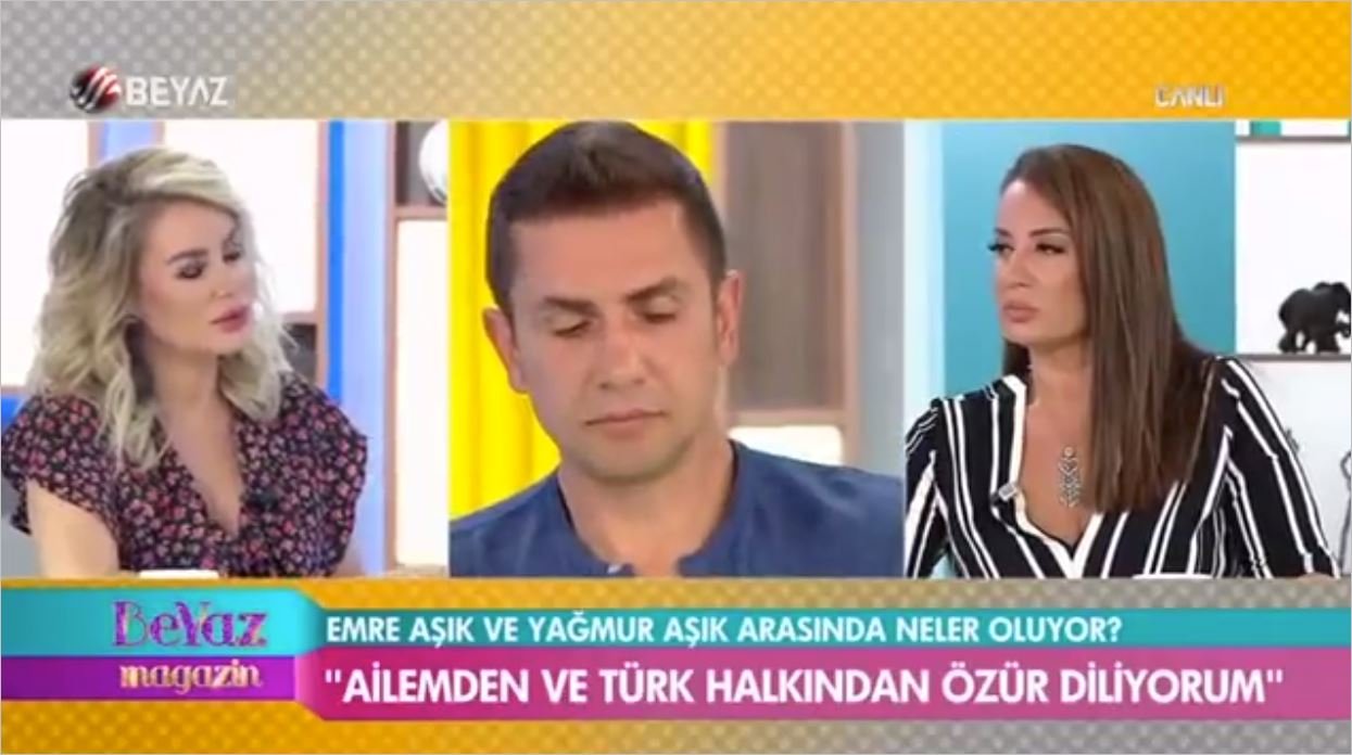 Emre Aşık Ve Yağmur Sarnıç Canlı Yayında Yüzleşti Ortalık Fena Karıştı