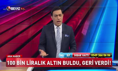 100 bin Liralık altın buldu geri verdi!