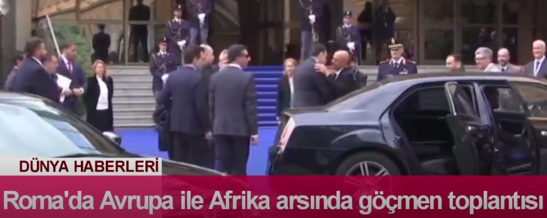 Roma'da Avrupa ile Afrika Arasında Göçmen Toplantısı