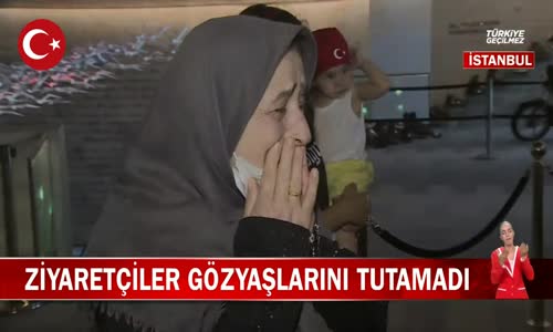 İstanbul Hafıza 15 Temmuz Müzesini Ziyaret Eden Vatandaşlar Gözyaşlarına Boğuldu! İşte Görüntüler