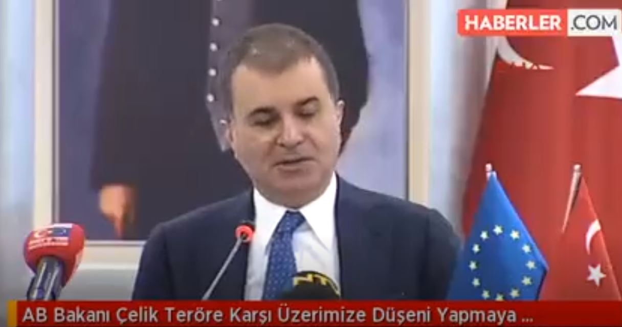 AB Bakanı Çelik Teröre Karşı Üzerimize Düşeni Yapmaya Kararlıyız