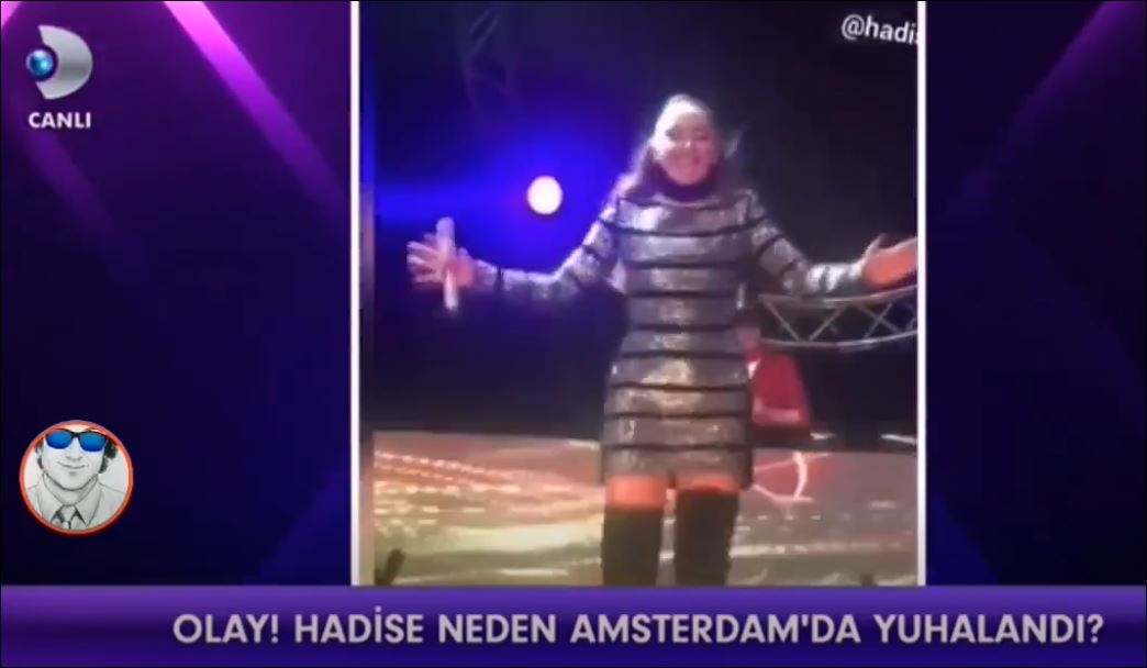 Hadise Amsterdam Konserinde Büyük Tepki Çekti