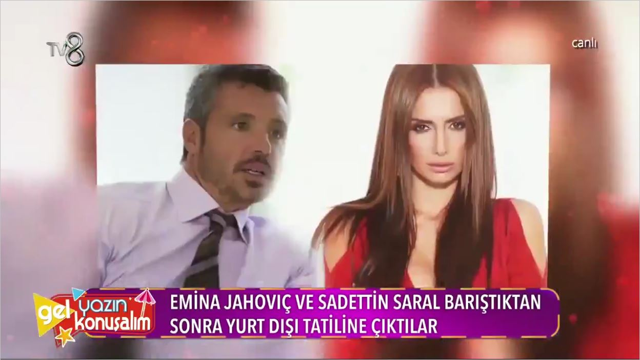 Emina Jahovic Ve Sadettin Saran Tatile Çıktı