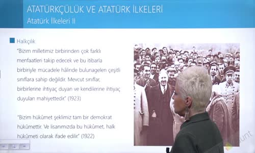 EBA T.C. İNKILAP TARİHİ VE ATATÜRKÇÜLÜK  LİSE - ATATÜRKÇÜLÜK VE ATATÜRK İLKELERİ - ATATÜRK İLKELERİ II