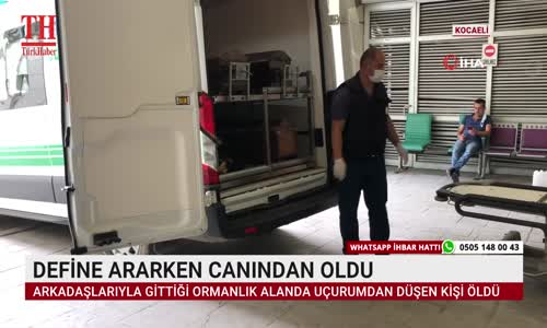 DEFİNE ARARKEN CANINDAN OLDU