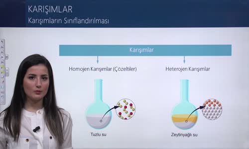 EBA KİMYA LİSE - KARIŞIMLAR - HETEROJEN KARIŞIMLAR VE SINIFLANDIRILMASI