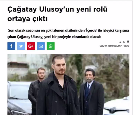  Çağatay Ulusoy Yeni Dizisinde Koca Yusuf'u Canlandıracak