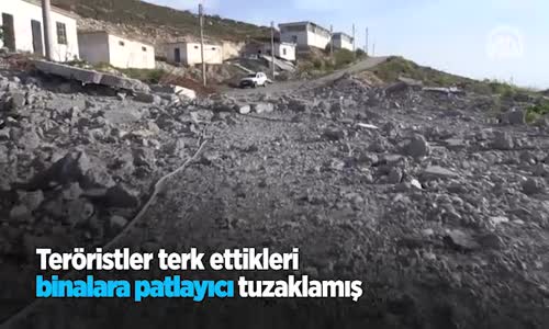 Teröristler Terk Ettikleri Binalara Patlayıcı Tuzaklamış 