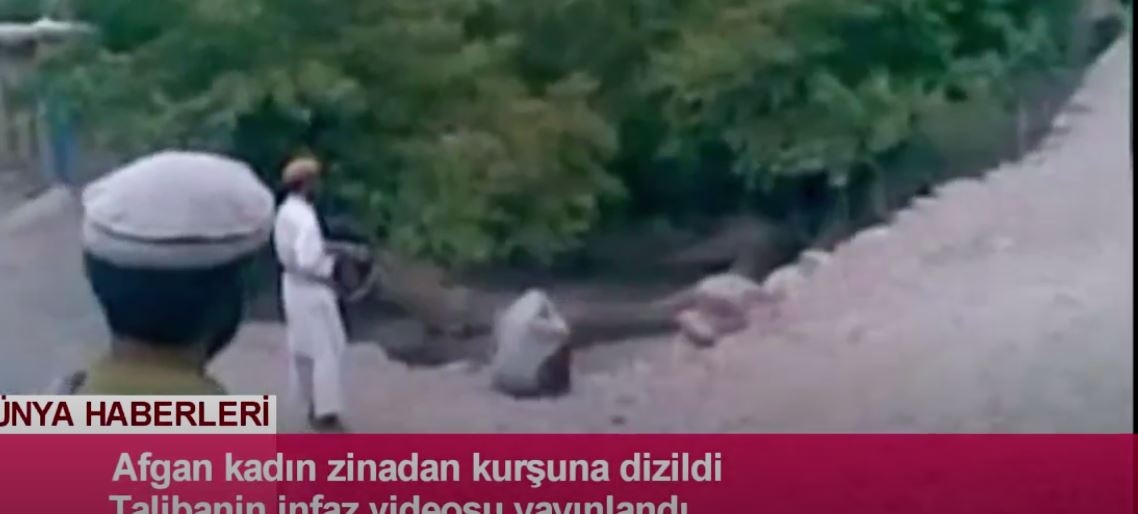 Afganistanda Bir Kadın Zinadan Kurşuna Dizildi