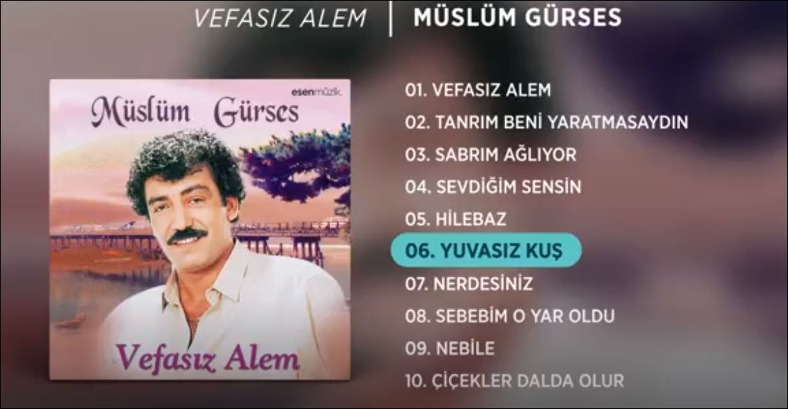 Müslüm Gürses - Yuvasız Kuş