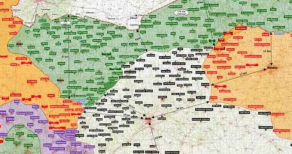 TSK, Fırat Kalkanı Operasyonunun Haritasını Yayınladı