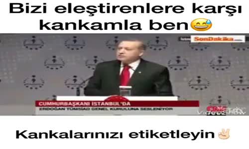 Bizi Eleştirenlere Karşı Kankamla Ben