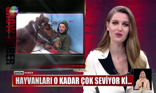 Hayvanları o kadar çok seviyor ki... 