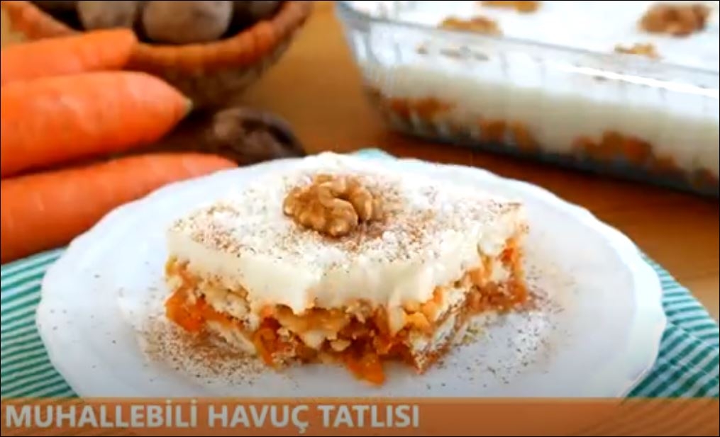 Muhallebili Havuç Tatlısı Tarifi 