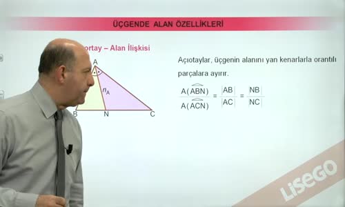 EBA GEOMETRİ LİSE  ÜÇGEN -AÇIORTAY-ALAN İLİŞKİSİ