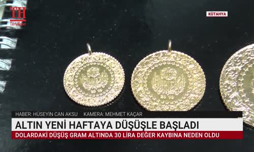 ALTIN YENİ HAFTAYA DÜŞÜŞLE BAŞLADI