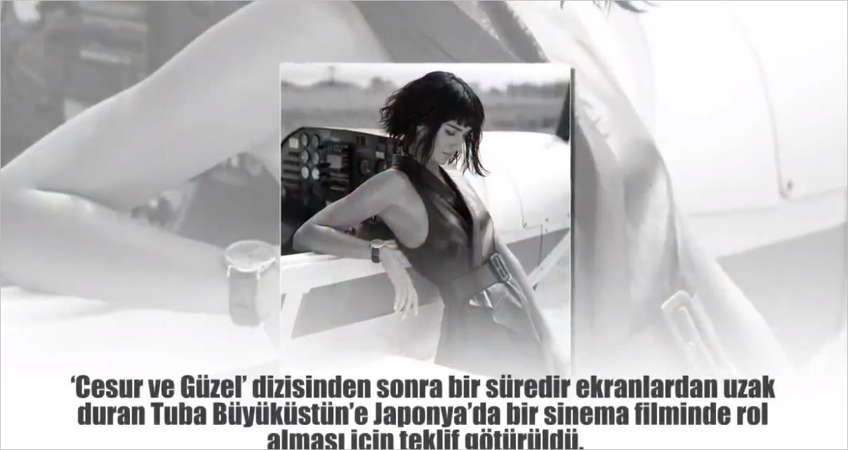 Tuba Büyüküstün'e Tokyo'dan Sürpriz Teklif