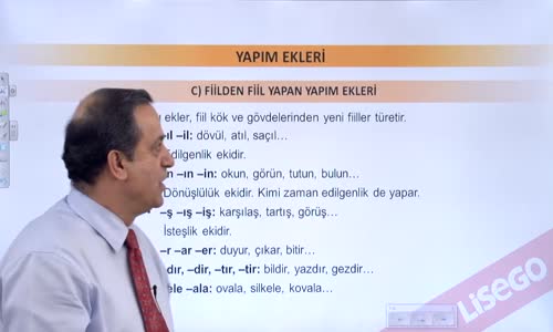 EBA TÜRKÇE LİSE SÖZCÜKTE YAPI-YAPIM EKLERİ-FİİLDEN FİİL YAPAN YAPIM EKLERİ