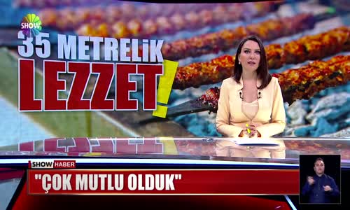 35 metrelik lezzet!