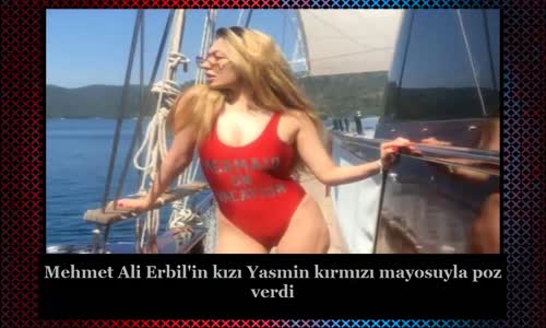 Yasmin Erbil Kırmızı Mayosuyla Baş Döndürdü!! 