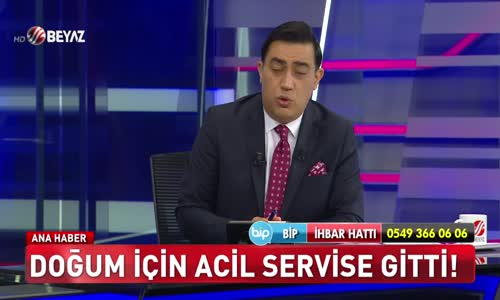 Doğum için acil servise gitti!