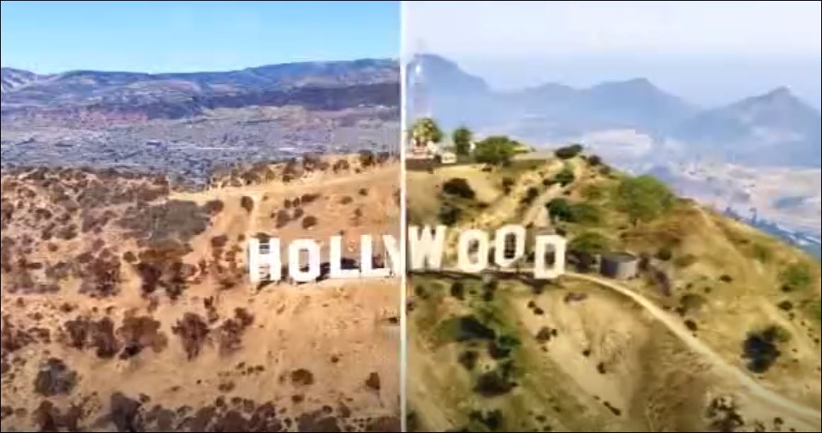 Google Earth vs GTA 5