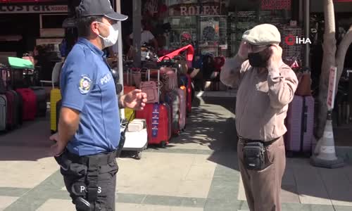 Antalya’da Maskesini Takmayan Vatandaşlardan Polise İlginç Cevap